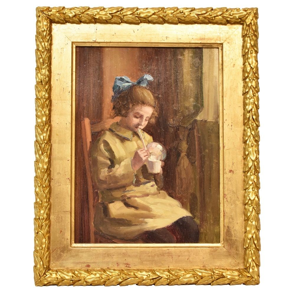 Quadro per bambini vintage con firma illeggibile, Austria, 1900 circa in  vendita su Pamono